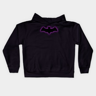 Purple Bat Kids Hoodie